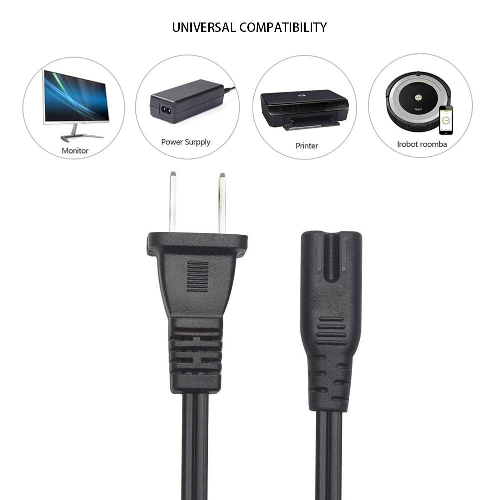 Replacement AC Power Supply Cord Cable for Mac Mini 2010 2011 2012 2014 Desktop