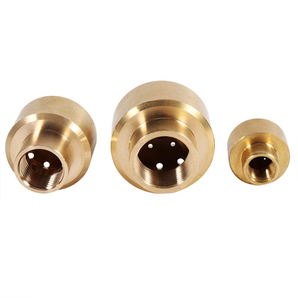 1/4 / 1/2 / 3/4 Fountain Nozzle Sprinkler Head, Brass Column Water Nozzle Spray Head For Garden Pond (1/4)
