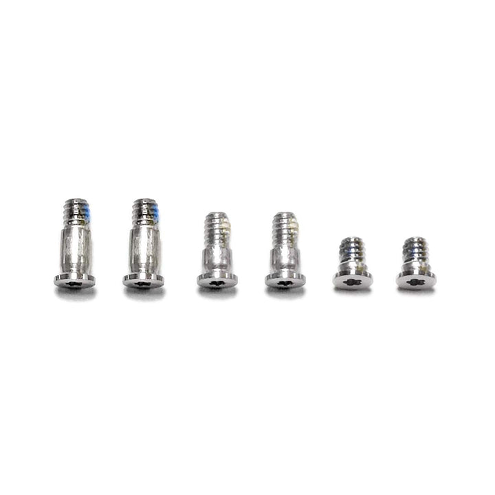 New Bottom Case Screws 6 pcs Replacement for MacBook Pro 13 A1708 (2016 2017), A2159 (2019) Silver Color