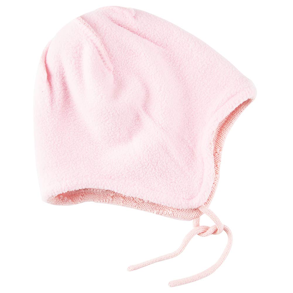 Toddler Winter Hat with Mittens Set - Baby Kids Warm Fleece Knit Beanie Hat &amp; Thick Gloves Skiing Cap for Girls(Pink, S/1-3 Years)