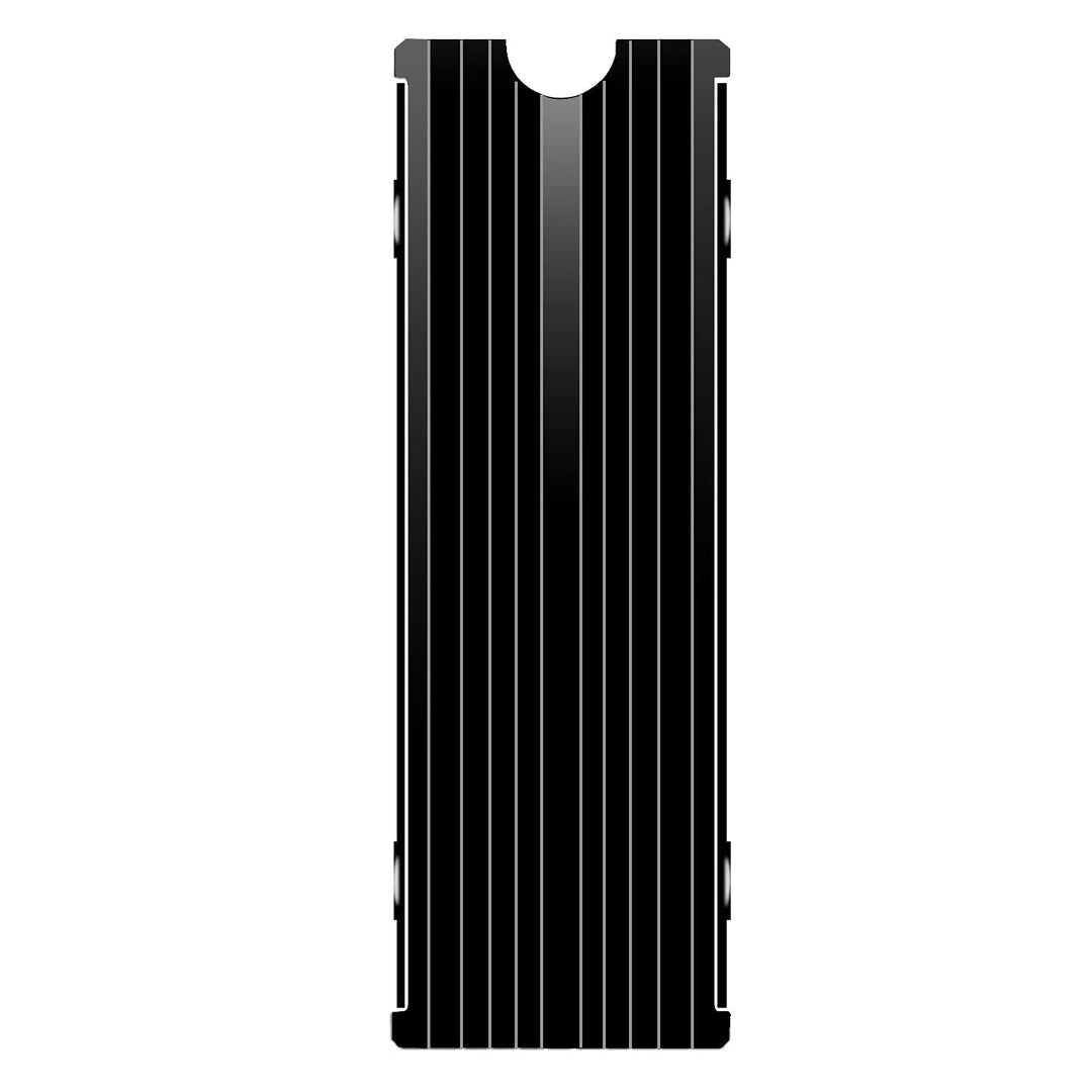 M.2 Heatsink Cooler 2280 SSD Double-Sided Heat Sink with Thermal Silicone pad for PS5/PC PCIE NVME M2 SSD(Black))