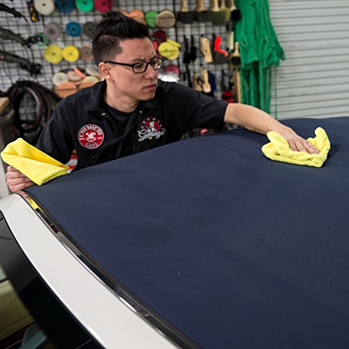 MIC10303 Microfiber Towel, Great for Cars, Trucks, SUVs, RVs, Home, Pets, &amp; More (Yellow 16 x 16 ) 3 Pack