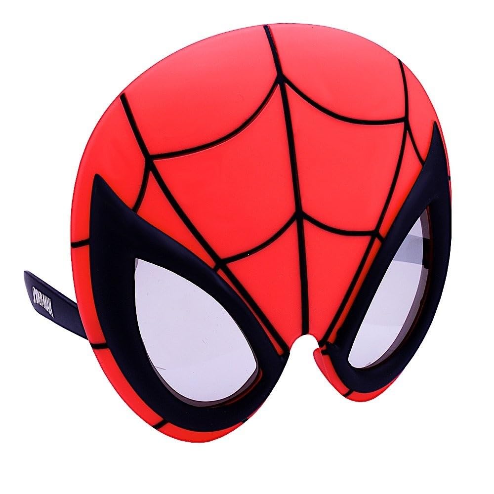 Marvel Official Spider-Man Sunglasses | Full Mask Costume Accessory | One Size Fits Most