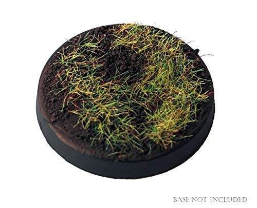 Static Grass, Medium Green - 2mm Fibers - Master Quality Base &amp; Scenery Flock - Realistic Texture &amp; Detail - for 28mm Scale Table Top War Game Miniatures - Made in USA -