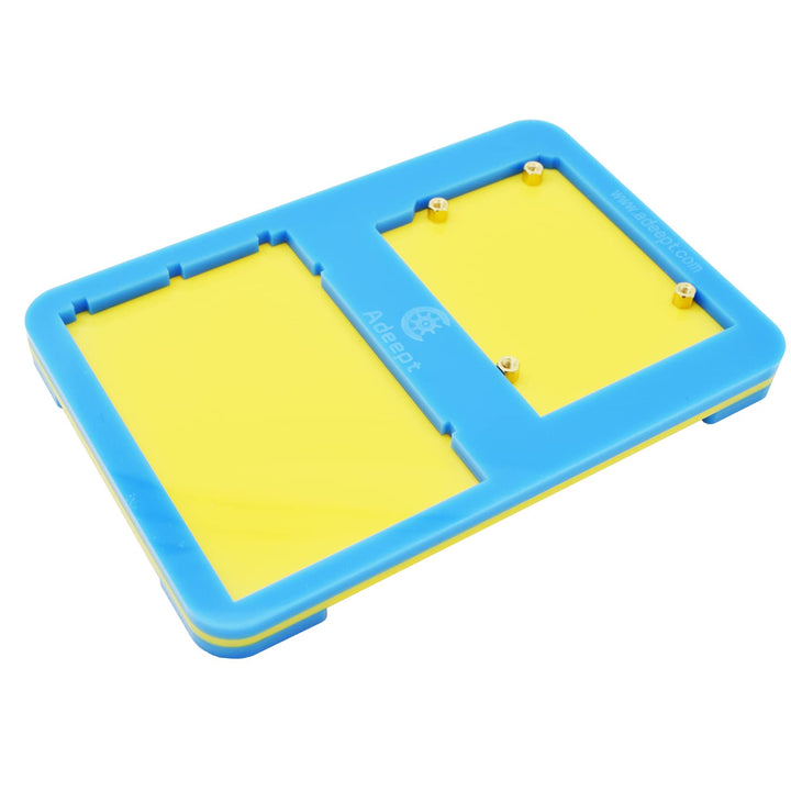 Acrylic Arduino Holder Breadboard Holder, 2 in 1 Base Plate Case for Arduino UNO