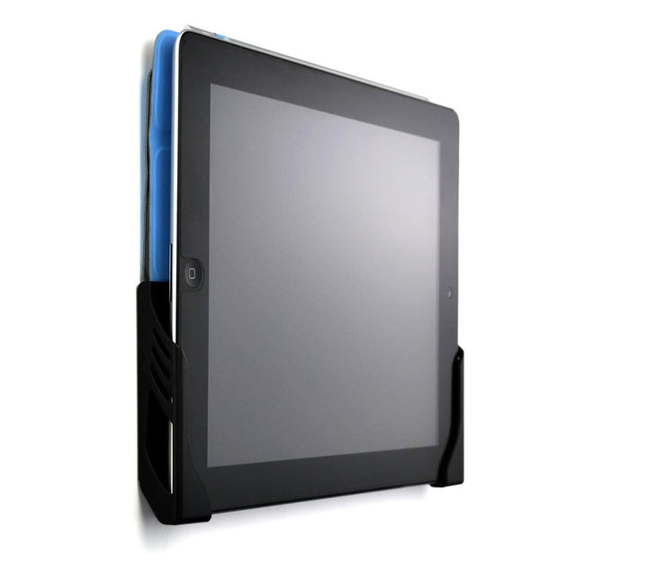 Koala Tablet Wall Mount - Screw-in Version: Universal Dock for iPads, iPad Air/Mini/Pro, Samsung Galaxy Tab/Notes, Android Tablets and More [Black Brackets]