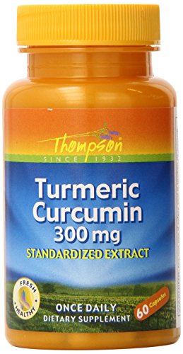 Thompson Turmeric Curcumin Extract, 300 mg 60-Capsules 