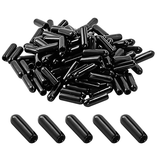 Jamiikury 120PCS Screw Thread Protectors 3mm ID Rubber 