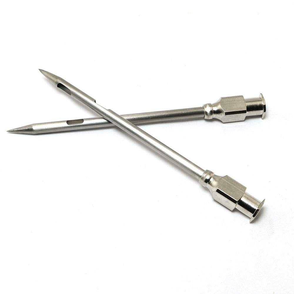 PZRT 4pcs Injector Needle for Barbecue, Stainless Steel