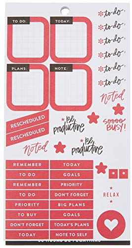 me &amp; my BIG ideas Sticker Value Pack - The Happy Planner Scrapbooking Supplies - Rainbow Theme - Multi-Color &amp; Gold Foil - Great for Projects, Scrapbooks &amp; Albums - 30 Sheets, 1140 Stickers Total
