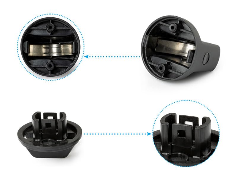 Keyless Ignition Knob Push Turn Key Start Switch Knob Cap &amp; Insert for 2007-2013 Mitsubishi Outlander 2008-2017 Lancer 4408A167 4408A031