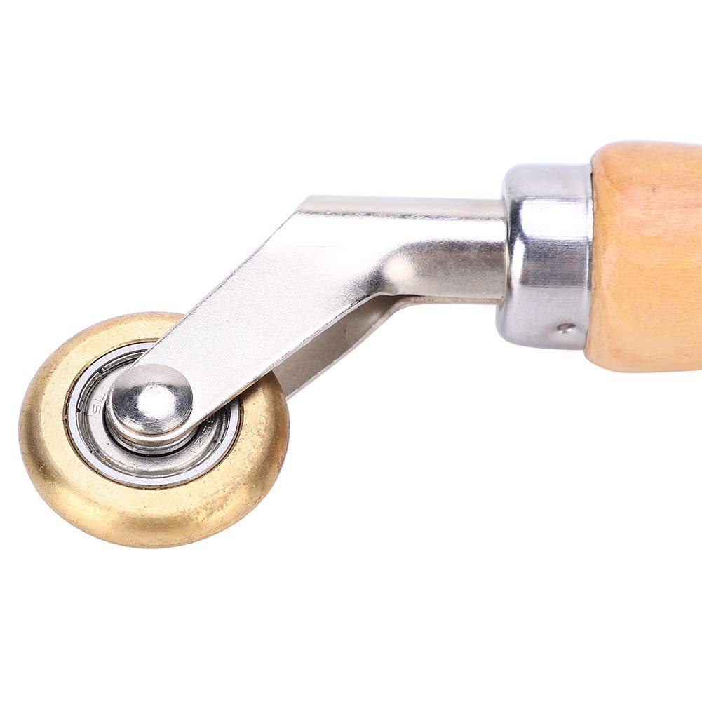 Welding Handheld Roller, Waterproof Membrane Material Corner Seam Brass Press Wheel, Smoothing Tool with Seam Roller for Welded TarpaulinPVC Waterproof Coil
