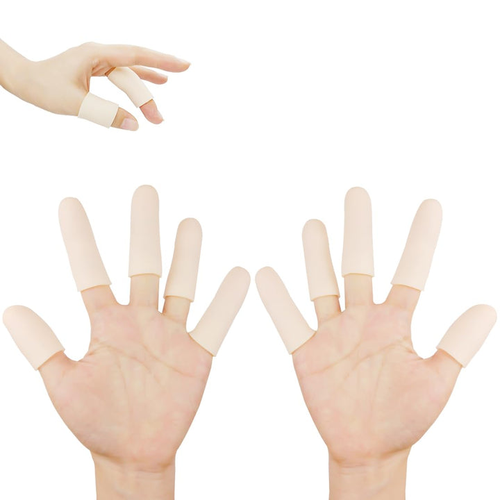 JUMPOW Finger Cots, Gel Finger Protectors, Waterproof F