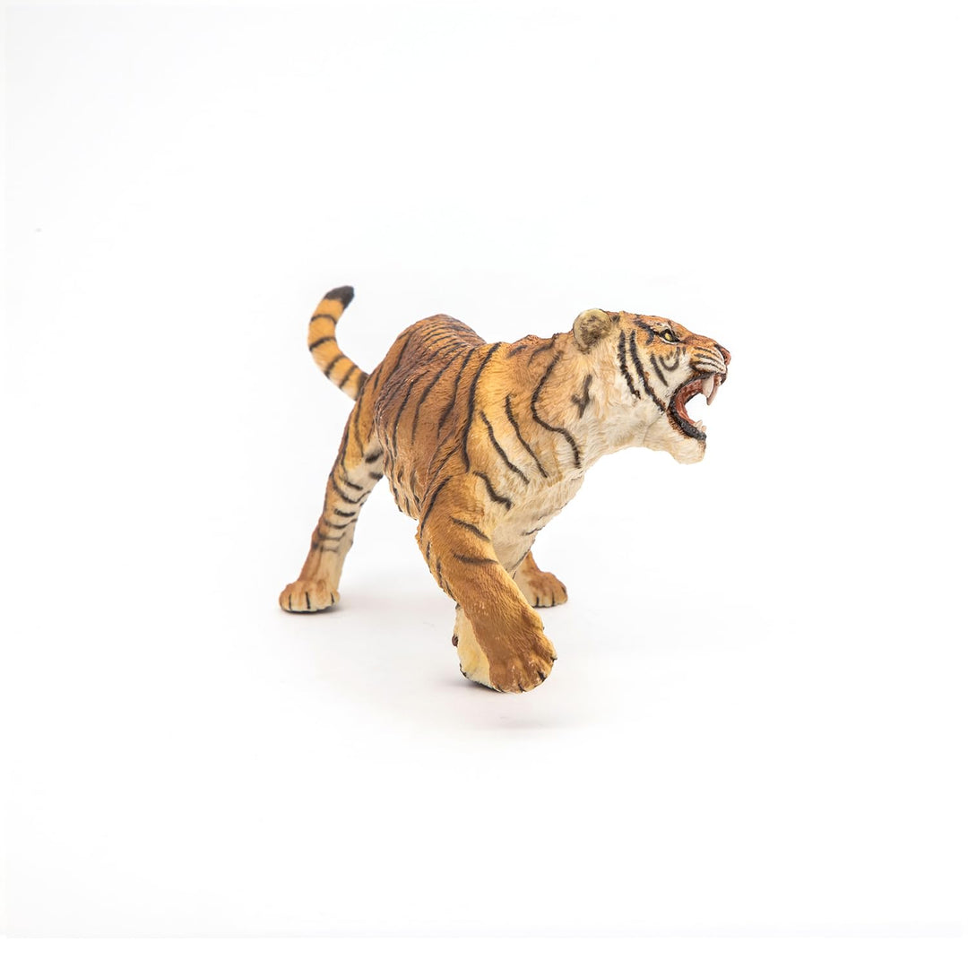 -Hand-Painted - Figurine -Wild Animal Kingdom - Roaring Tiger -50182 -Collectible - for Children - Suitable for Boys and Girls- from 3 Years Old