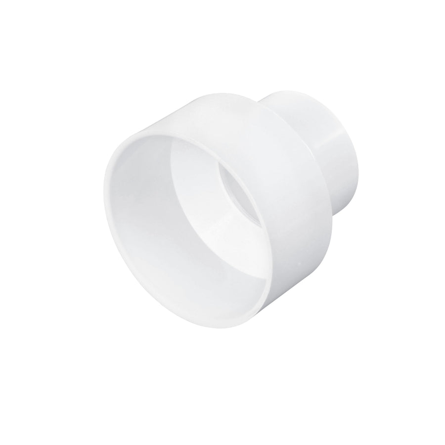 6P07 PVC S&D Increaser/Reducer Coupling, 4-Inch X 6-Inch, for Hub X Hub Solvent-Weld Connections, for use with 4-Inch & 6-Inch Sewer and Drain Pipe, White