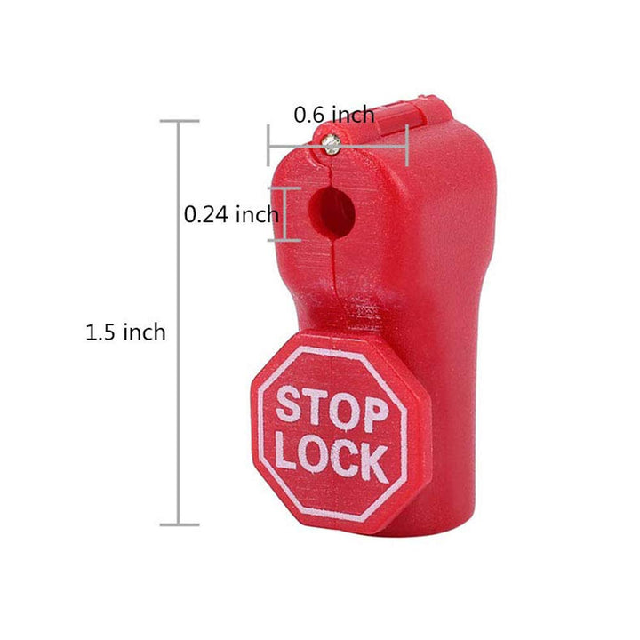 100 Packs of Peg Hook Locks Retail Shop Security Stop Lock, Anti Theft peg Locks for Display Slat Wall.
