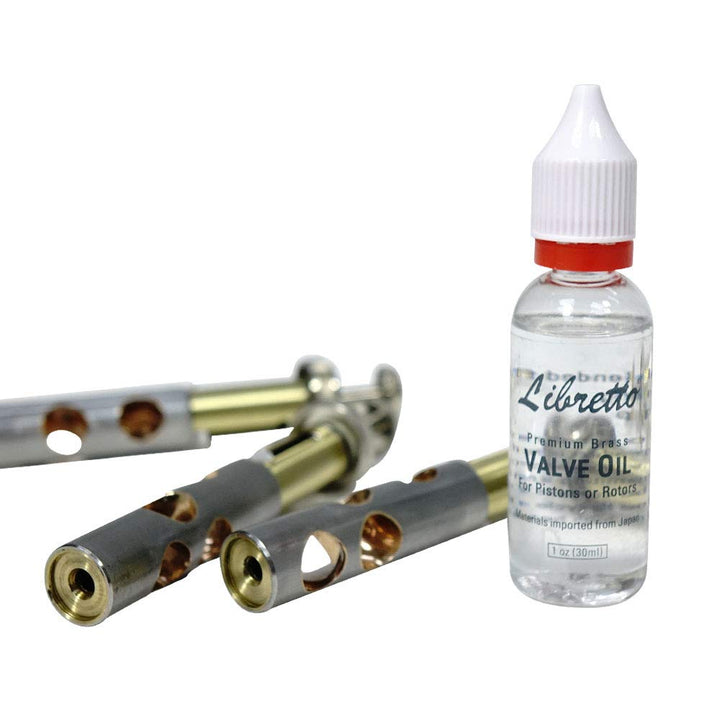 Premium Brass Valve Oil Lubricants, 1 oz (30ml), Safety Cap, Long-Lasting &amp; Smooth, Odorless, 100% Special-Blended Synthetic Formula, Designed Best to Clean &amp; Extend Life of Your Instruments!