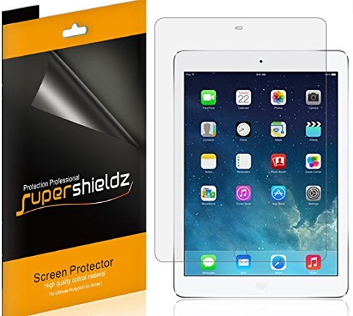 (3 Pack) Supershieldz Designed for Apple iPad Air 2 and iPad Air 1 (9.7 inch) Screen Protector, Anti Glare and Anti Fingerprint (Matte) Shield
