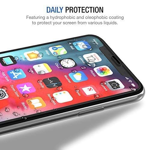 Glass Screen Protector Designed for Apple iPhone 11 Pro Max/iPhone Xs Max (6.5) [Edge to Edge Coverage] Full Protection Durable Tempered Glass [Guidance Frame Included] - Pack of 3