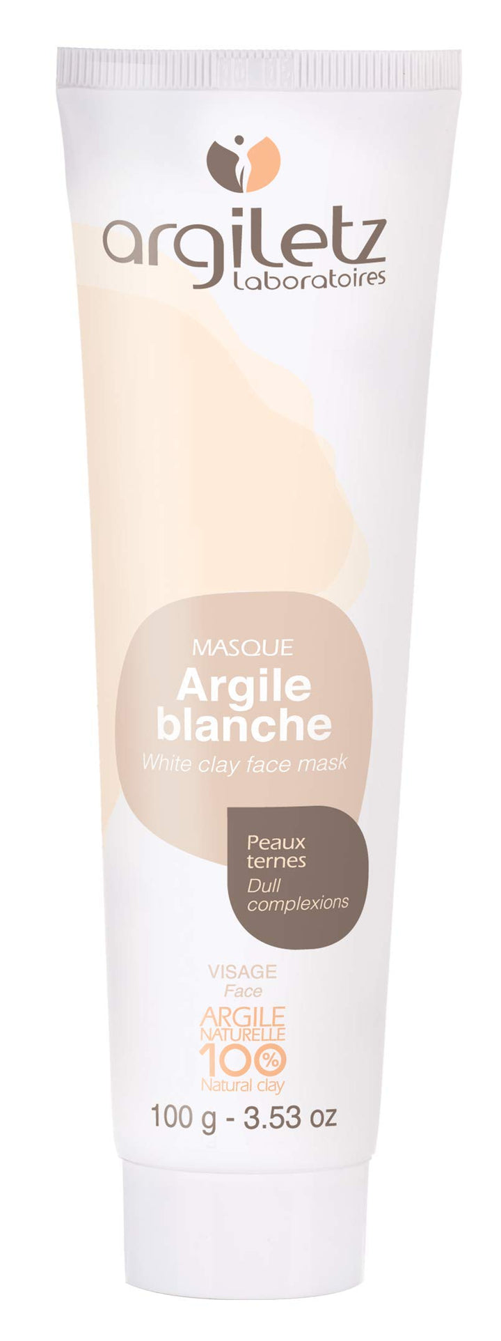 100% Natural White Clay Mask for Dull Complexions 100 Gr