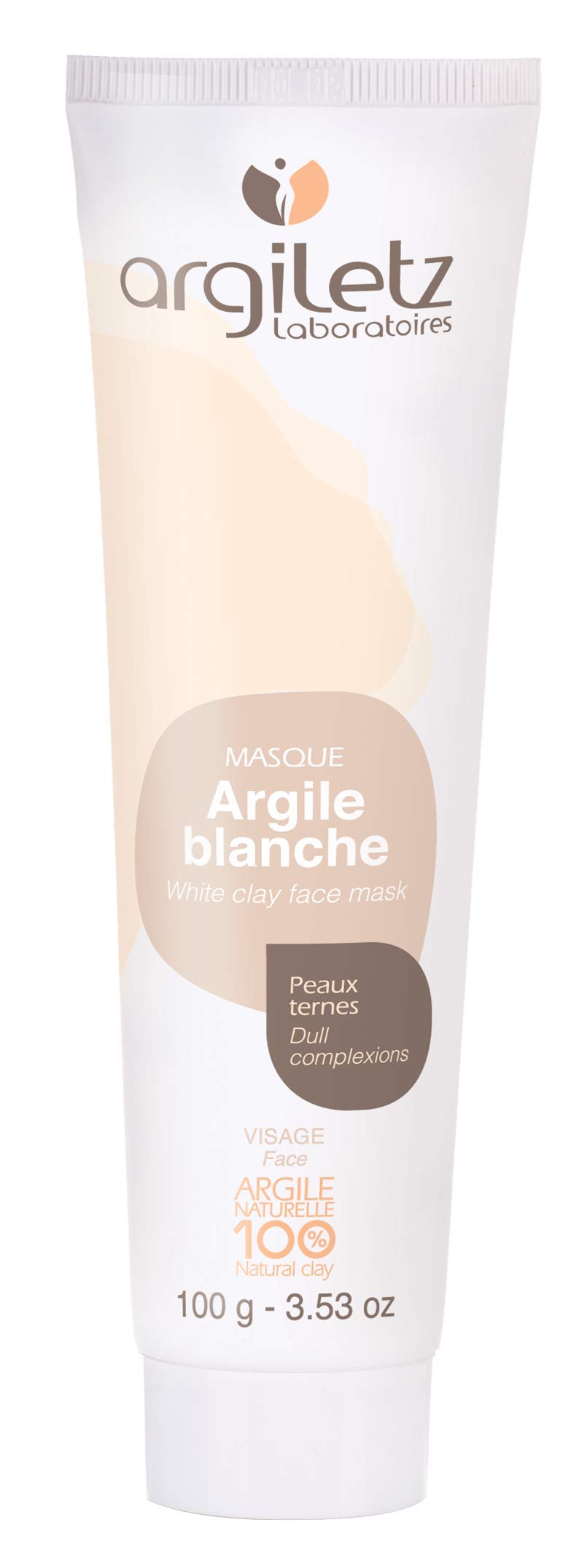 100% Natural White Clay Mask for Dull Complexions 100 Gr