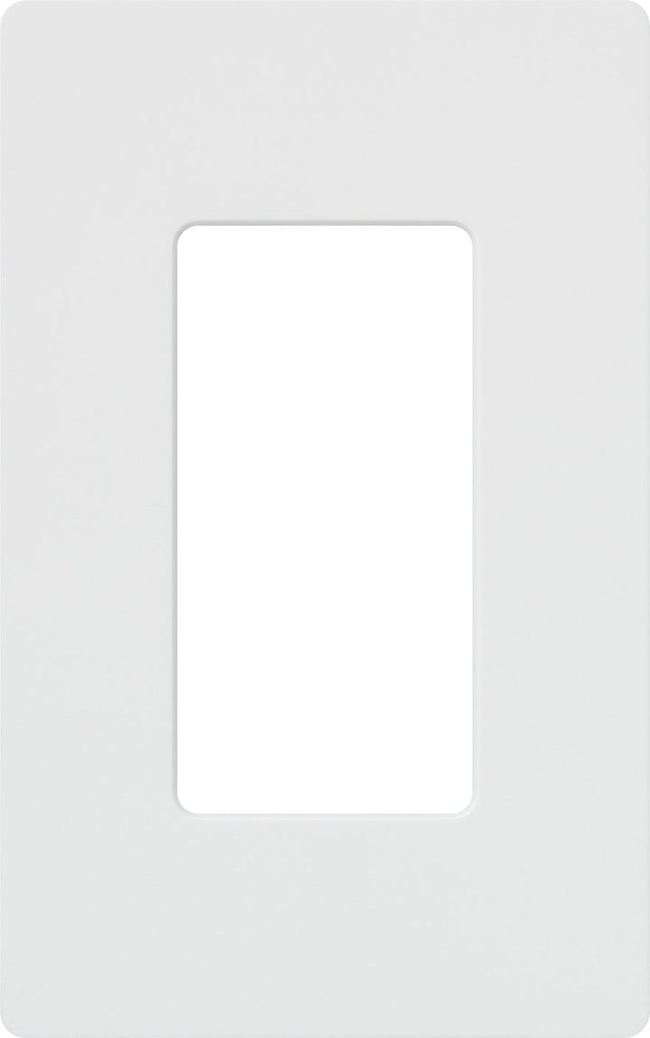 Claro 1 Gang Decorator/Rocker Wallplate, Gloss, White (1-Pack) | CW-1-WH