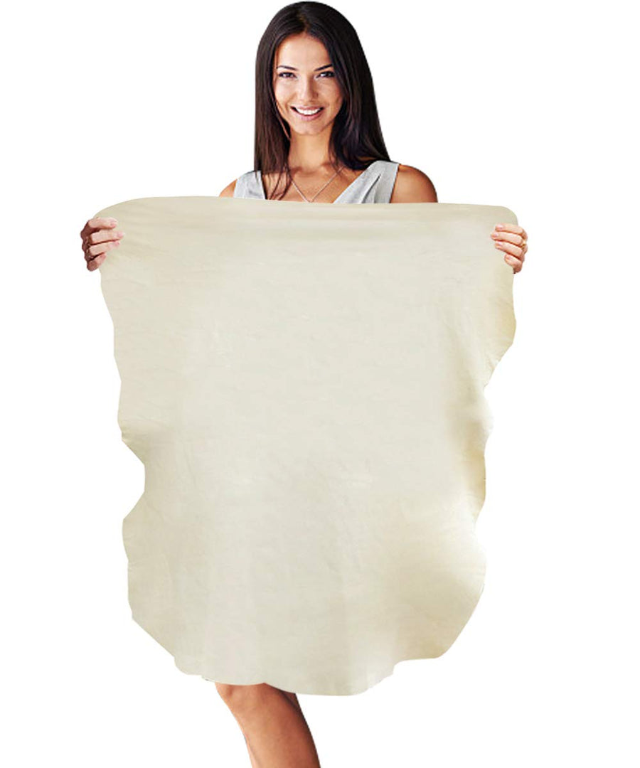 Chamois Cloth for Car Natural Chamois Leather Car Chamois Drying Towel,60 cm X 80 cm 5.8 Square FT