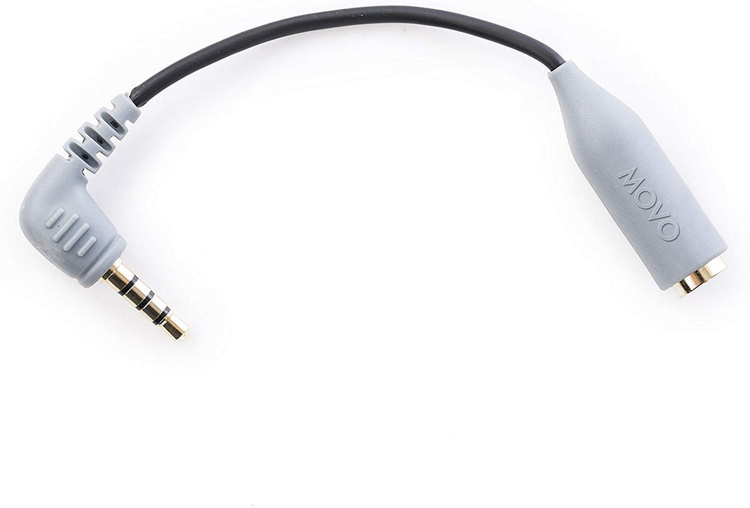 Movo MC3 3.5mm TRS to TRRS Adapter - Microphone Adapter