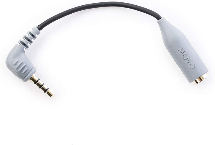 Movo MC3 3.5mm TRS to TRRS Adapter - Microphone Adapter