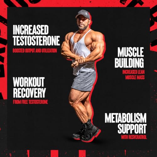 Test Testosterone Booster for Men - Male Enhancing Supplement Libido Booster for Strength Athletes &amp; Bodybuilders to Increase Stamina, Endurance, Muscle Growth, All-in-One Packs – 21 Day Cycle