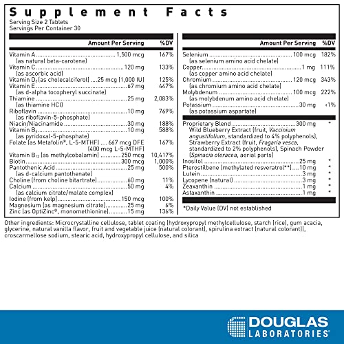 Ultra Preventive 2 Daily | Multivitamin and Mineral Supplement to Support Energy Production, Immune Function, and Overall Health* | 60 Tablets