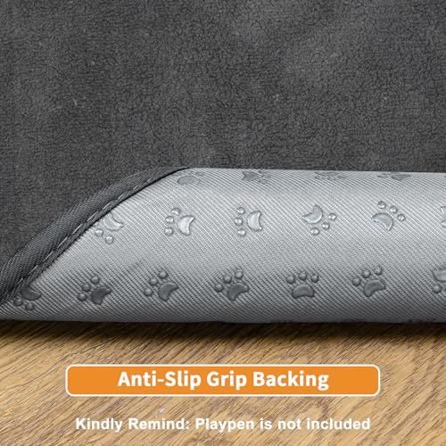 Dog Pee Pad Washable Extra Large, 72x72 Instant Absorb Training Pads, Non-Slip Pet Playpen Mat Waterproof Reusable Floor Mat for Puppy, Senior Dog Whelping Incontinence Housebreaking