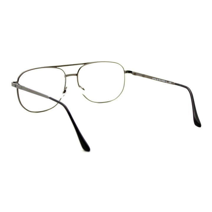 Clear Lens Glasses Bifocal Reading Lens Vintage Square 