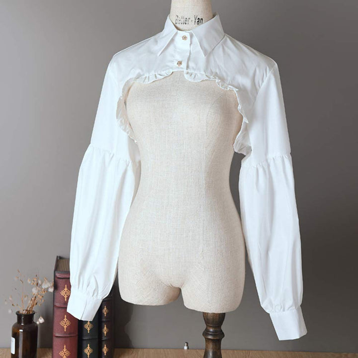 Elegtiskas Detachable Dickey Blouse False Collar Half S