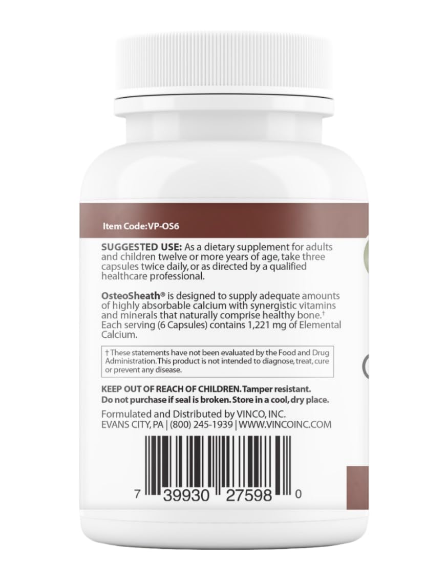 's - OsteoSheath4 with Vitamin K2 - 180 Capsule