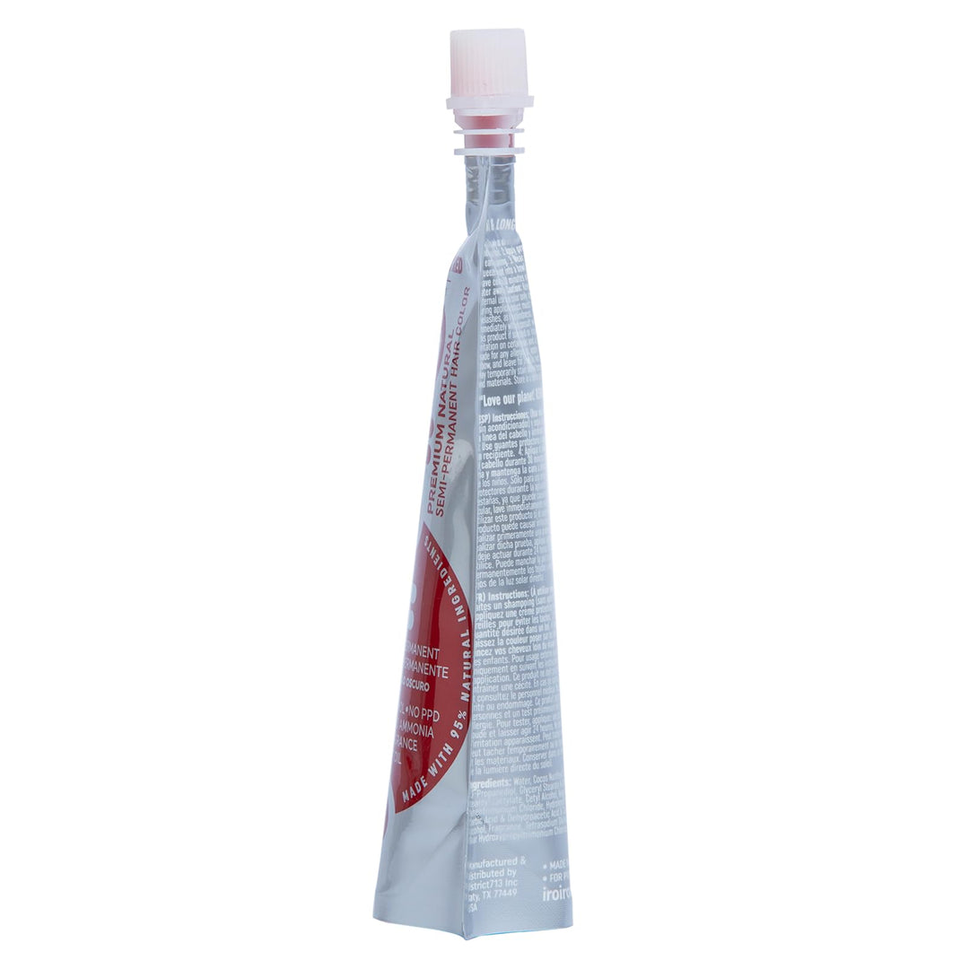 IROIRO Premium Natural Semi-Permanent Hair Color 110 Iro Dark Red (4oz)