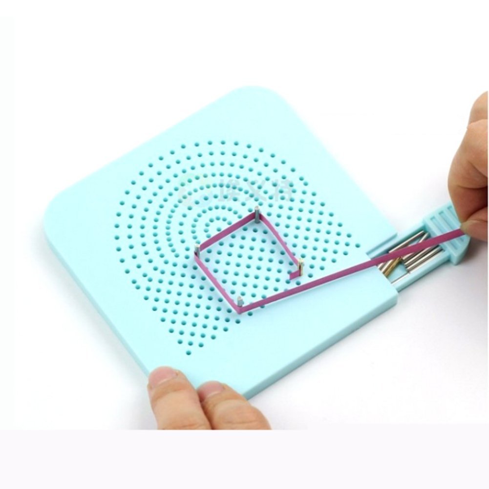 Quilling Tool Quil Board with Pins Storage Box, Grid Guide Quilling Board for Making Paper Strips