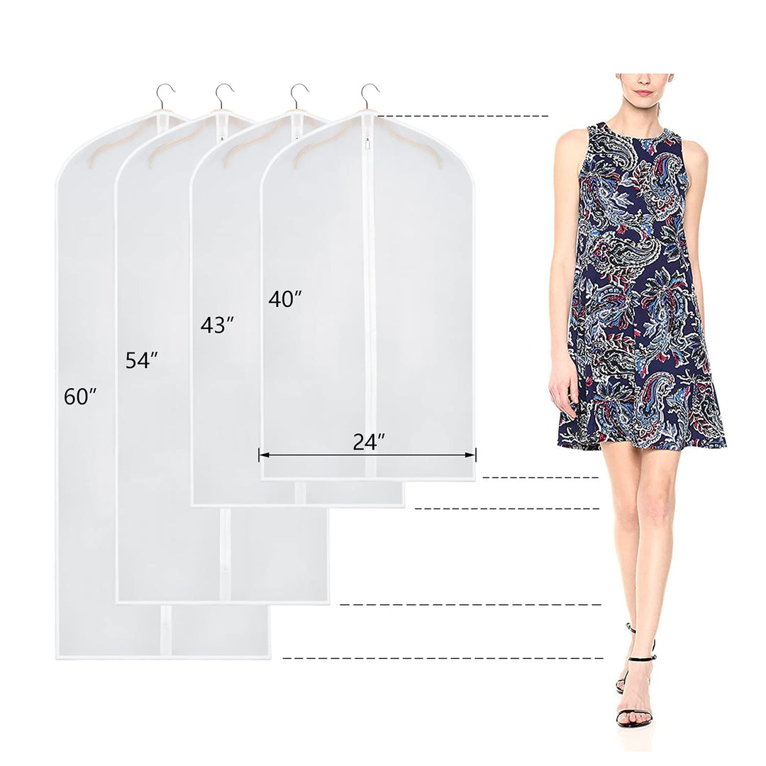 Zilink Clear Coat Covers Garment Bag 54-inch Garment Ba