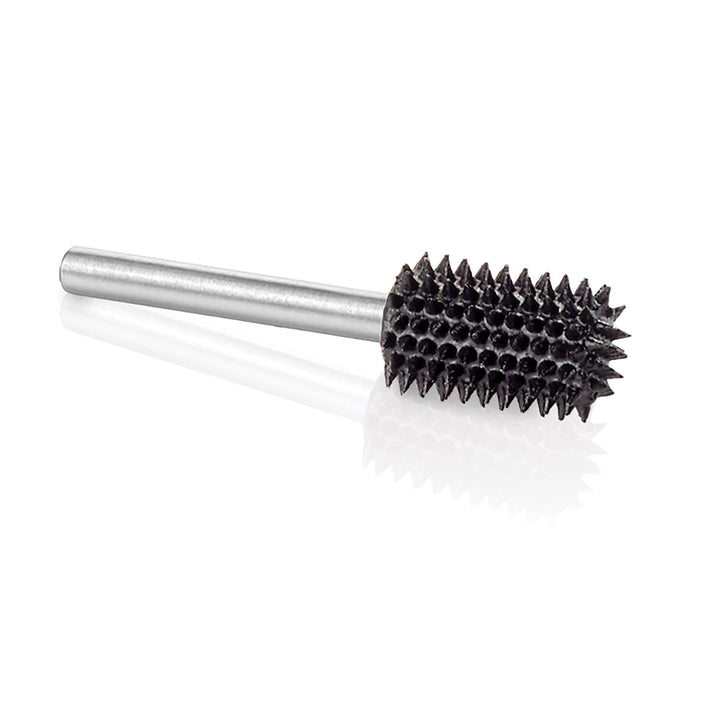Extreme Cylinder Burr, 1/8 Shaft, Very Coarse - Woodworking Attachment for Dremel, Foredom, DeWalt, Milwaukee. Abrasive Tungsten Carbide, 1/4 (6.3mm) Dia. X 1/2 (12.7mm) Length, CX-14-EC