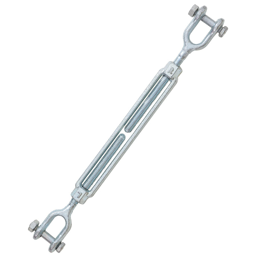Jamiikury 3/8 Jaw Jaw Turnbuckle Galvanized Jaw and Jaw