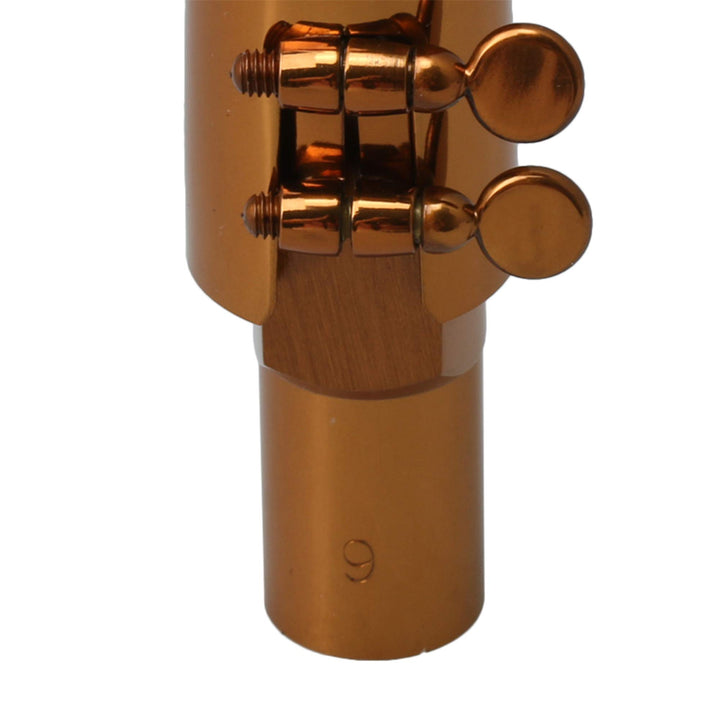 Yibuy Rose Gold B Flat Tenor Saxophone Sax Mouthpiece w