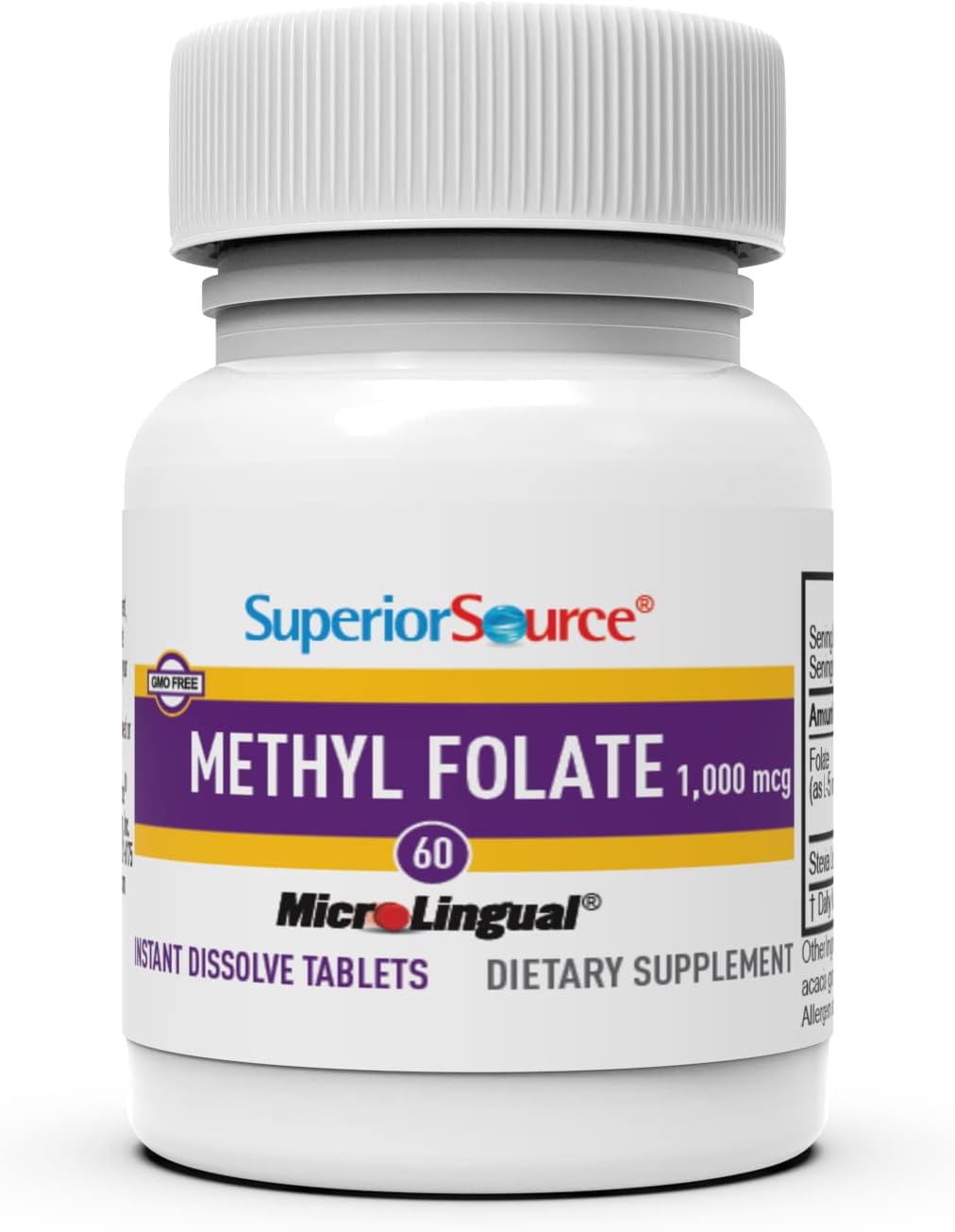 Superior Source Methyl Folate 1,000 mcg - Folate Supple
