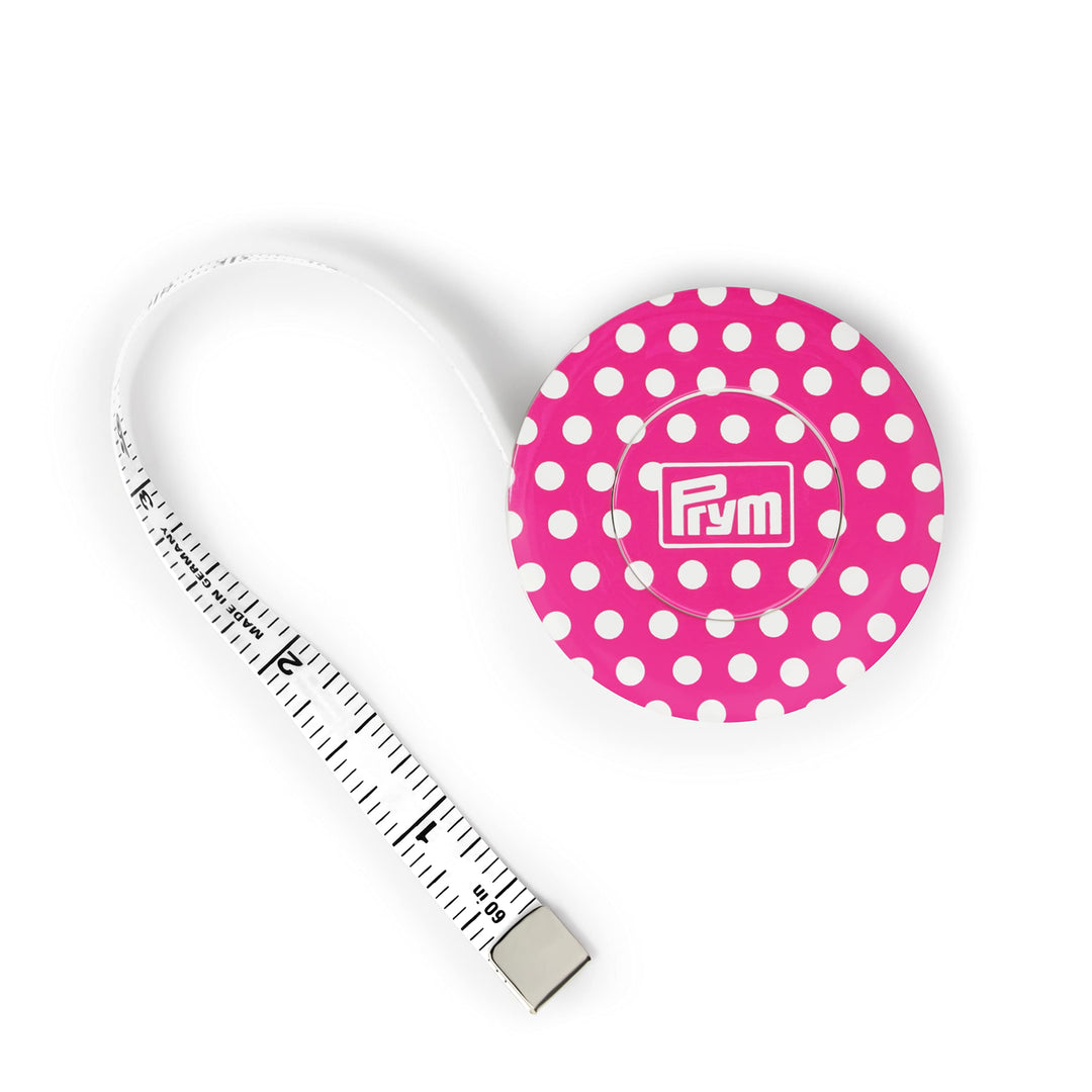 Prym Love Spring Tape Measure, Pink