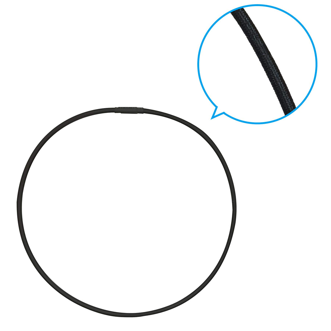 Universal Elastic Bands Replacement for Microphone Shock Mount Mic Holder Clamp Clip Anti-aging Rubber Rings, 6PCS (black)