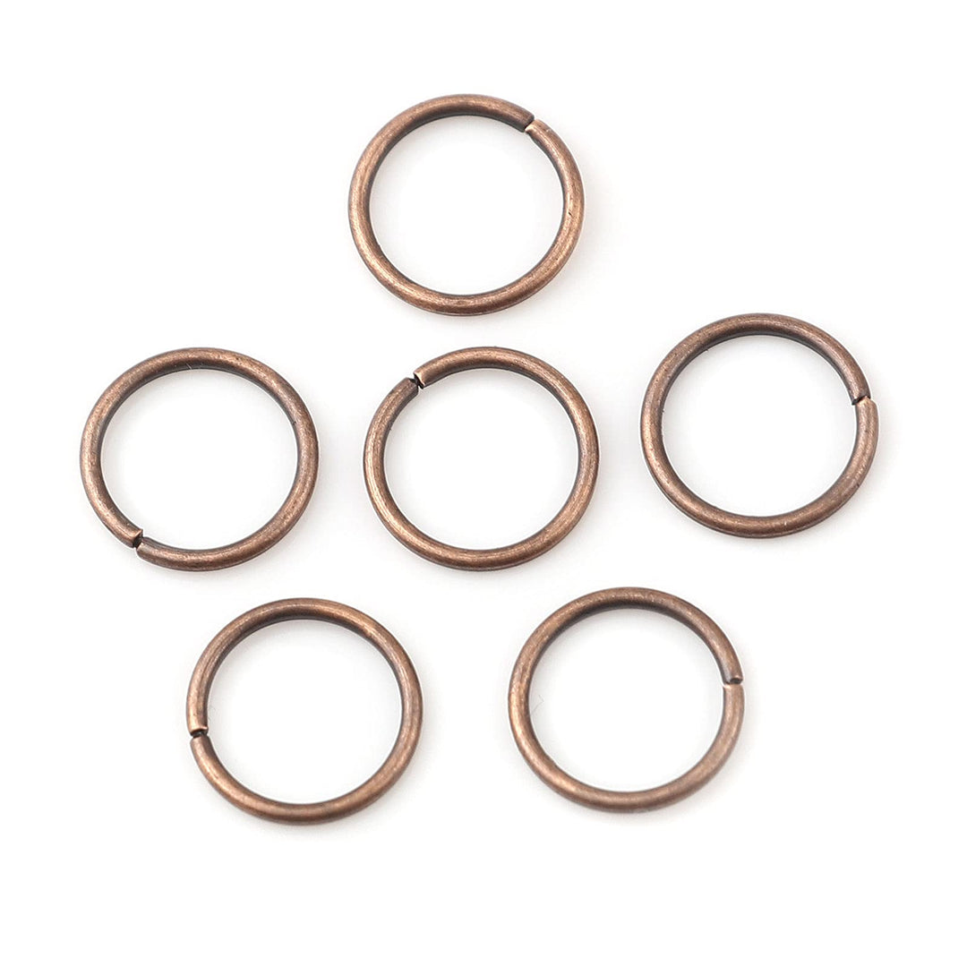 200 Pieces - 3mm Jump Rings Antique Copper Tone - 24 Gauge (0.5mm Thickness)