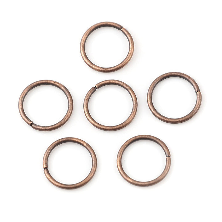 200 Pieces - 3mm Jump Rings Antique Copper Tone - 24 Gauge (0.5mm Thickness)
