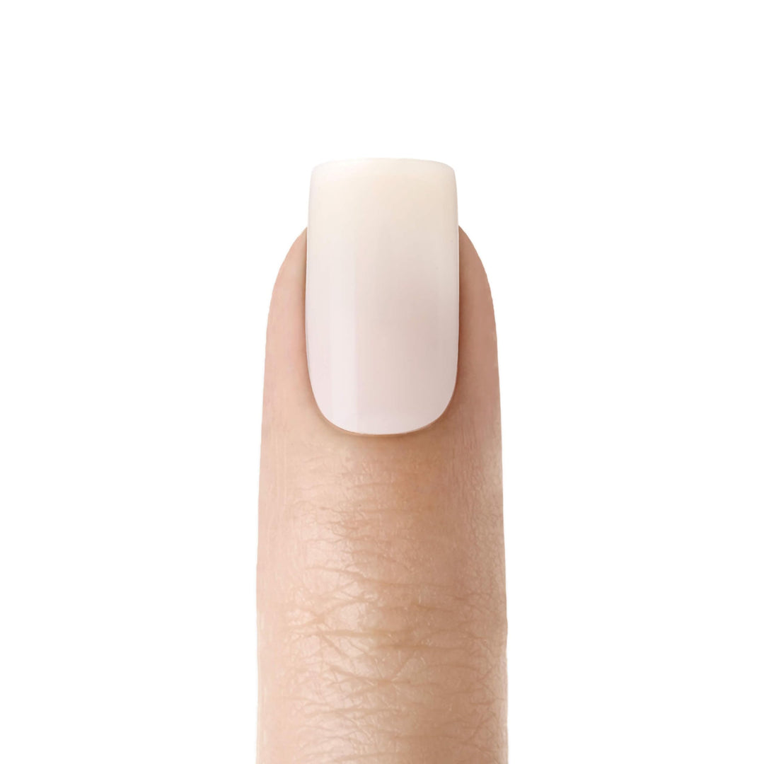 Salon Acrylic Natural Press On Nails, Nail glue included, &#39;Rare&#39;, Nude, Short Size, Squoval Shape, Includes 28 Nails, 2g Glue, 1 Manicure Stick, 1 Mini File