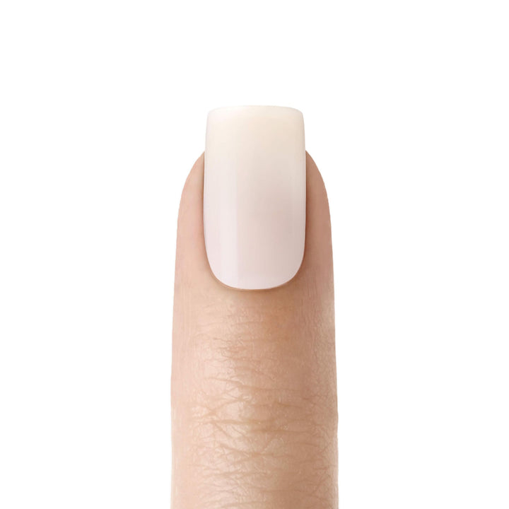 Salon Acrylic Natural Press On Nails, Nail glue included, &#39;Rare&#39;, Nude, Short Size, Squoval Shape, Includes 28 Nails, 2g Glue, 1 Manicure Stick, 1 Mini File