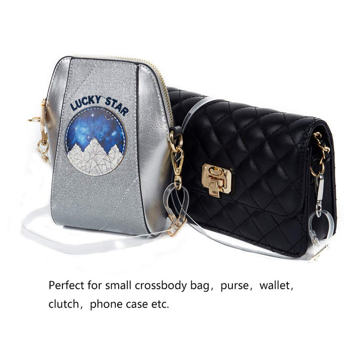 Xiazw Thin Soft PU Leather Crossbody Replacement Chain 