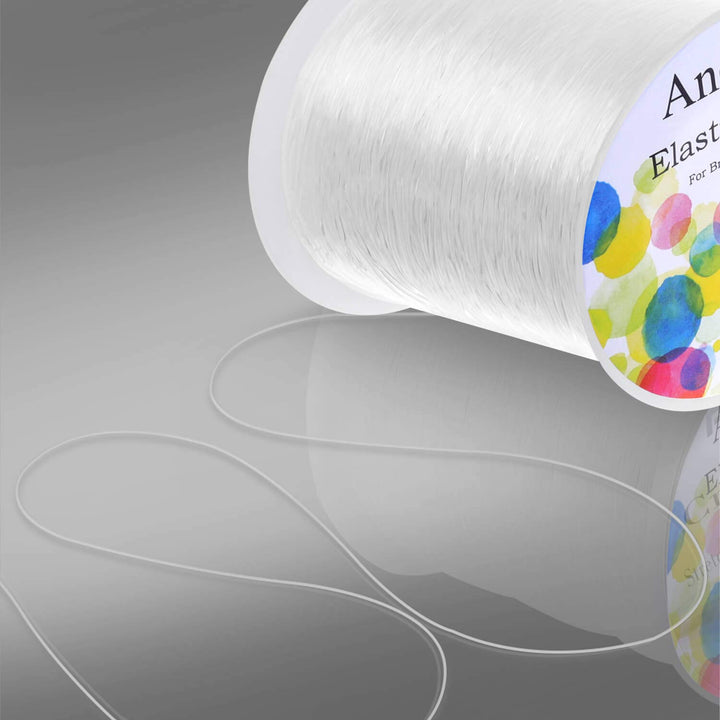 Elastic String for Bracelets, Anezus 1mm Elastic Bracel